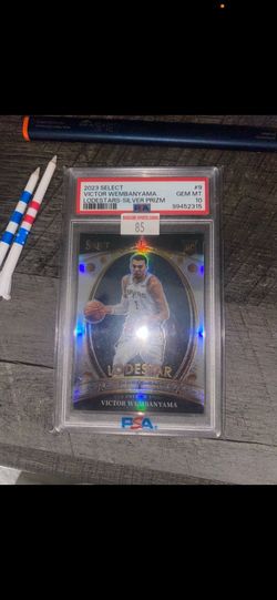 Victor Wembanyama PSA 10 Select Lodestar Silver Prizm Rookie Card