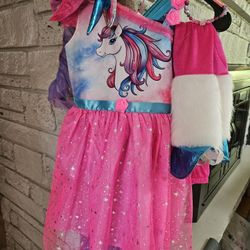 Teetot Unicorn Costume Size 7/8