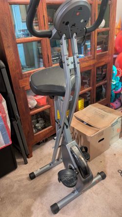 17" wide Exercise bike folding compact