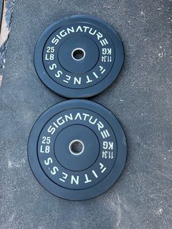 25lb Olympic bumper plate set weights