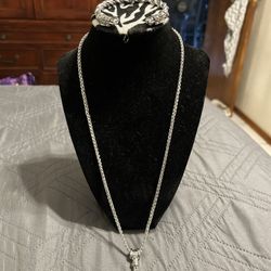 Thor Necklace And Viking Bracelet Set