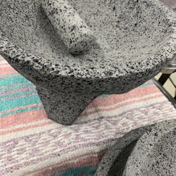 Molcajete De Piedra Volcánica El Molcajete Mide 11”