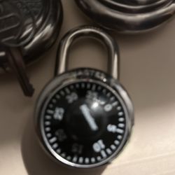 Selling 2 cylinder locks and 1 combination lock with combo in back of lock all work great asking 6 each firm 