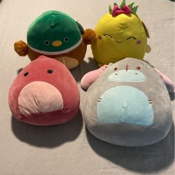 Various Squishmallows With Tags