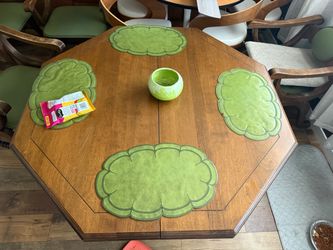 Very Similar  To Vintage Drexel Esperanto Mid Century Spanish Style Curule Game Chairs and Table