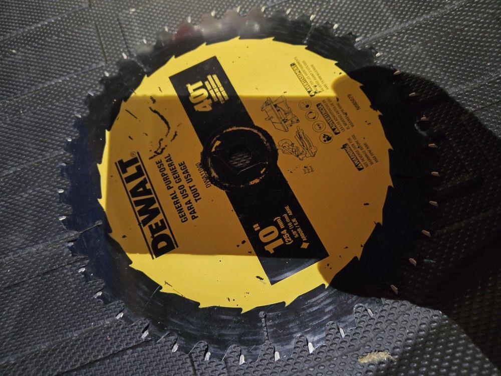 Dewalt 10in 40t Saw Blade