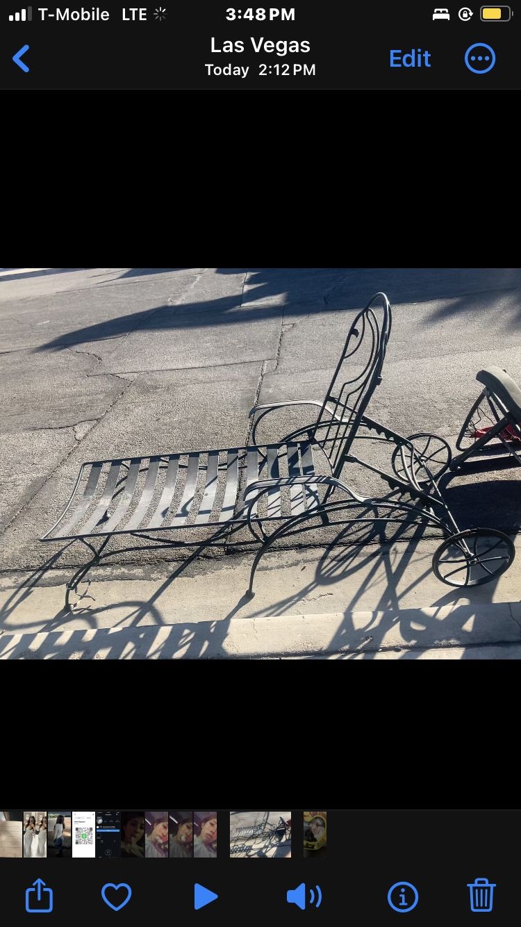 Steel Pool Chair