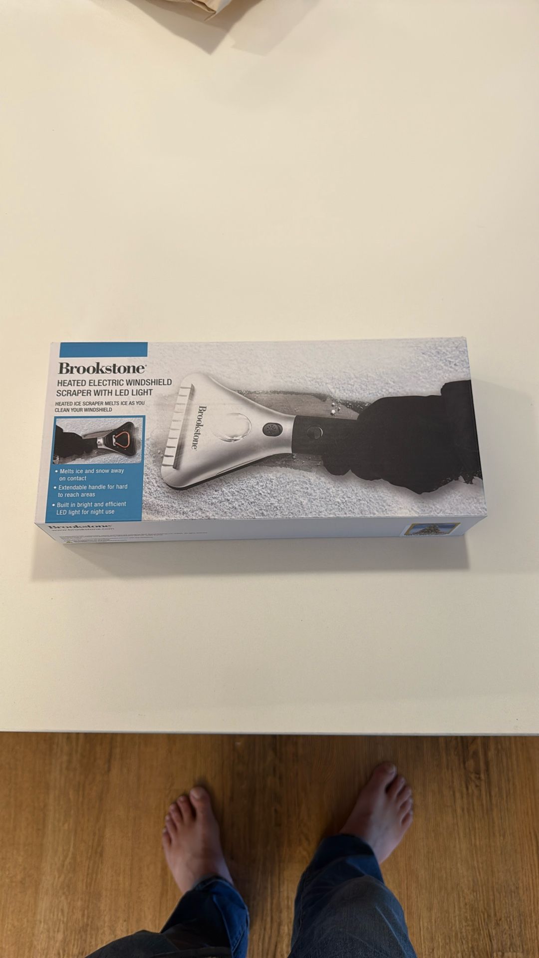 Brookstone Heated Windshield Scraper