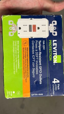 15amp 120v gfci outlets 4pack