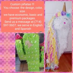 “Piñatas” in the making you