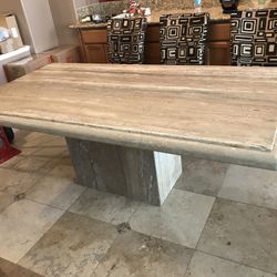 Travertine dining table Only