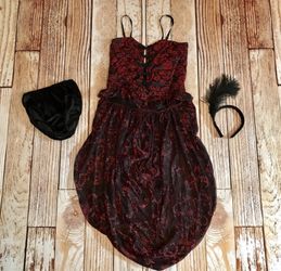 Moulin rouge showgirl costume