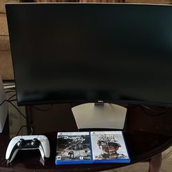 Ps5 and monitor +2 games