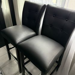 4 High Stool Bar Chairs