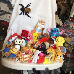 Collectible Beanie Babies And Other Plush Toys
