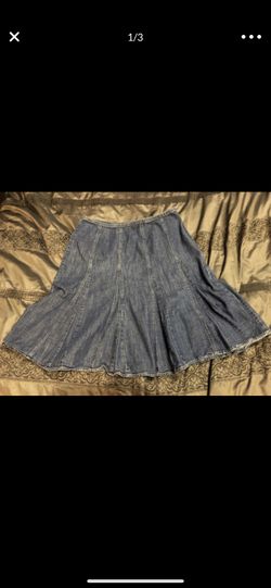 Liz Claiborne denim Jean skirt size 12 women’s