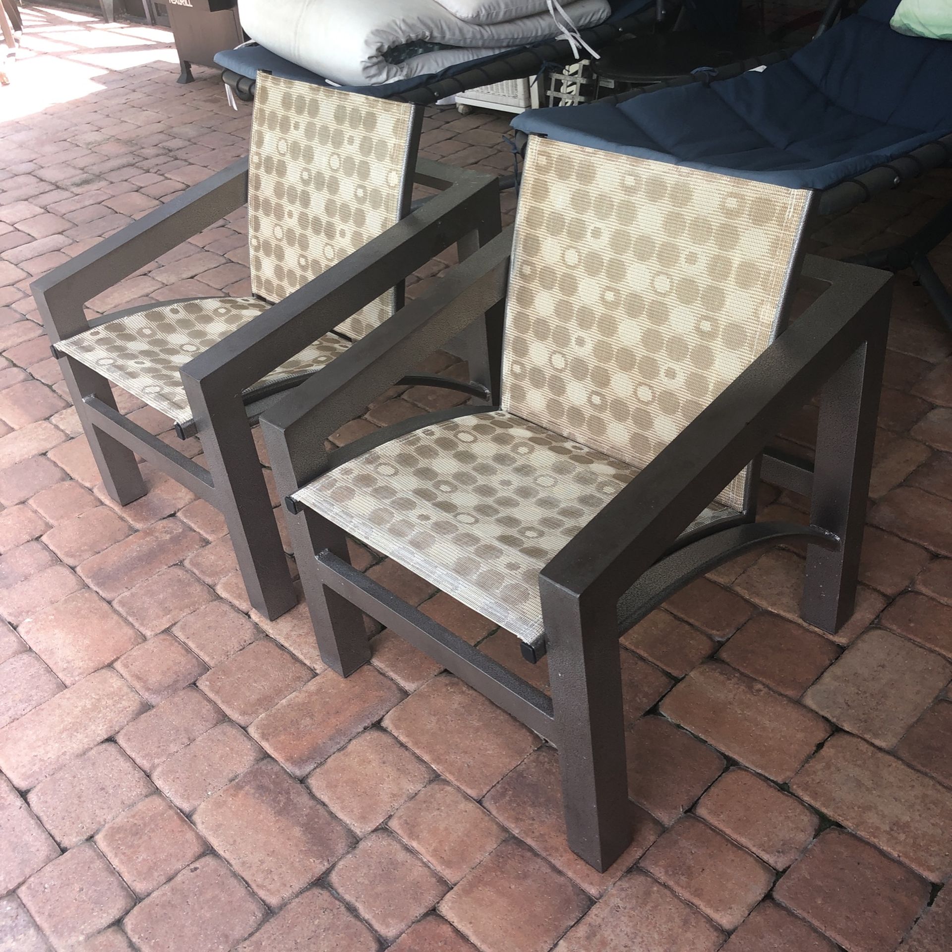 Pair Aluminum Sling Chairs,New Products : American Fashion Style Bags On Sale
