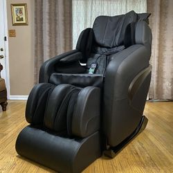 Inner Balance Jin - L Track Heated Deluxe Zero Gravity Massage Chair (Black)