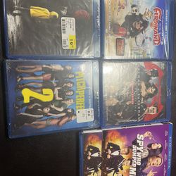 Five brand new Blu-ray. Sealed. Batman versus Superman, it, etc..