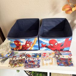 Spider-Man Bins, Spider-Man Confetti, Avengers Birthday Confetti
