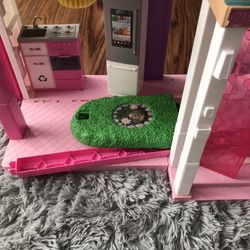 Barbie House And LOL camper Bus 