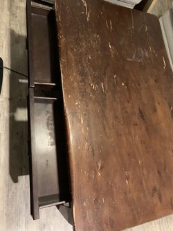 Antique Heavy Living Room Table
