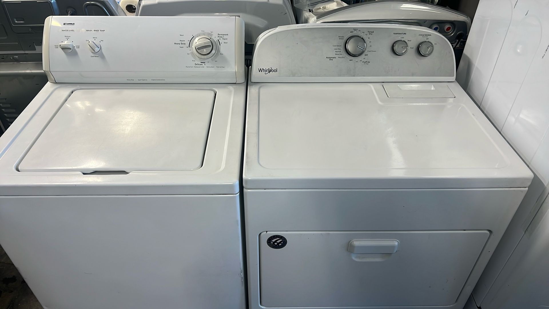 Set Of Washer And Dryer