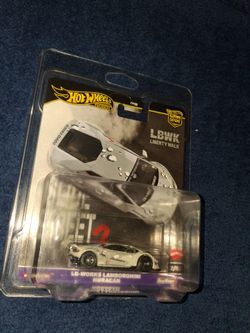 HOT WHEELS PREMIUM CAR CULTURE LIBERTY WALK SLIDE STREET LAMBORGHINI HURACAN