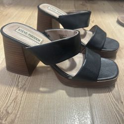 Steve Madden Black Heels 