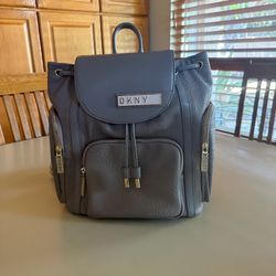 DKNY Leather Backpack
