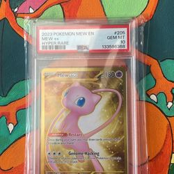 Mew Ex Psa10 Slab