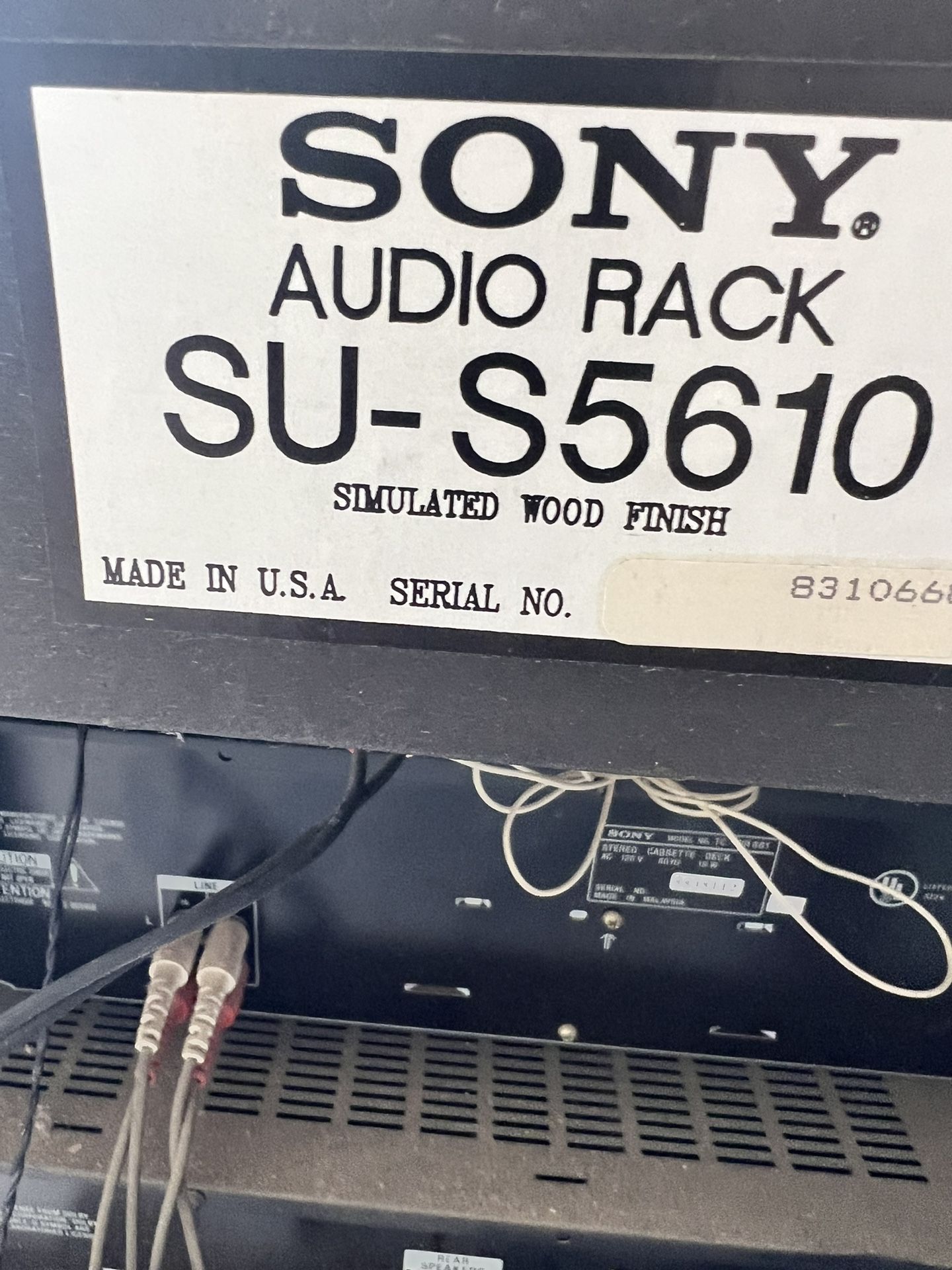 Sony House Stereo System