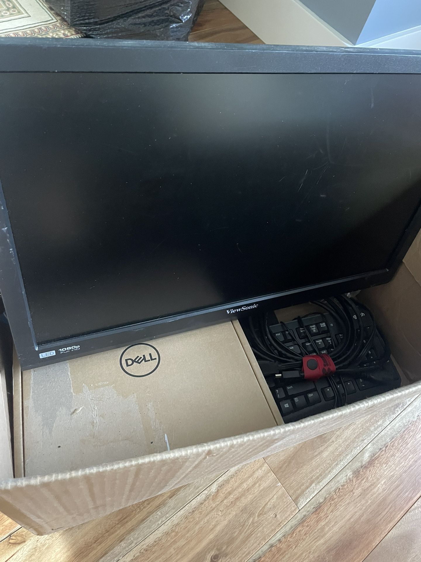 Monitor And Keyboard