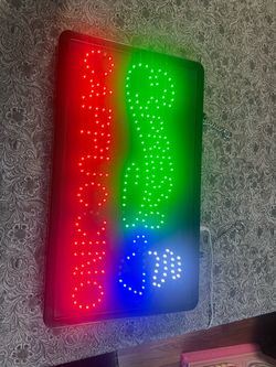LED Neon Light Animated Coffee Espresso Cappuccino Sign