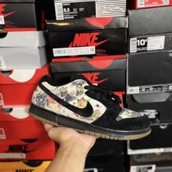 Nike SB Dunk Low Supreme Rammellzee size 13 VNDS