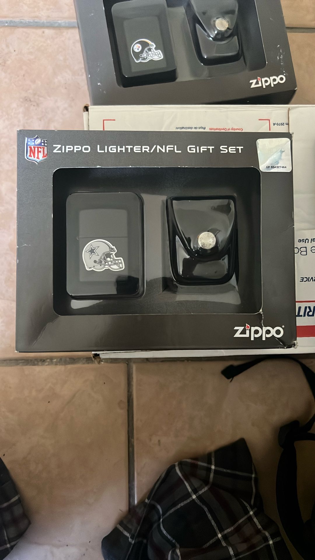 Cowboys Zippo And Case
