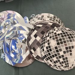Free Disco Ball Decor And Bluey Hair set