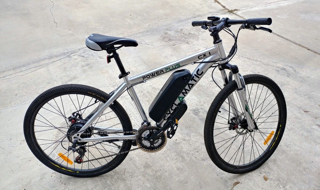 (New) Cyclamatic Power Plus CX1 Electric Mountain Bike with Lithium-Ion Battery