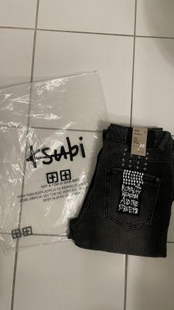 Gray/Black Ksubi Jeans