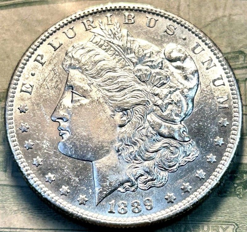 1889-S $1 Morgan Dollar Semi-Key Date Uncirculated US Coin