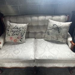  Vintage Two Seat Couch & Matching Chairs 
