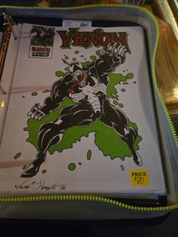 Hand Drawn Retro Style Venom