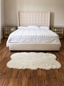 California king bed  with mattress