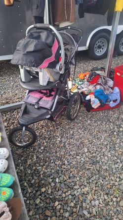 Baby Stroller, Toys And Clothes 