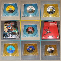 Nintendo gamecube game lot of 9