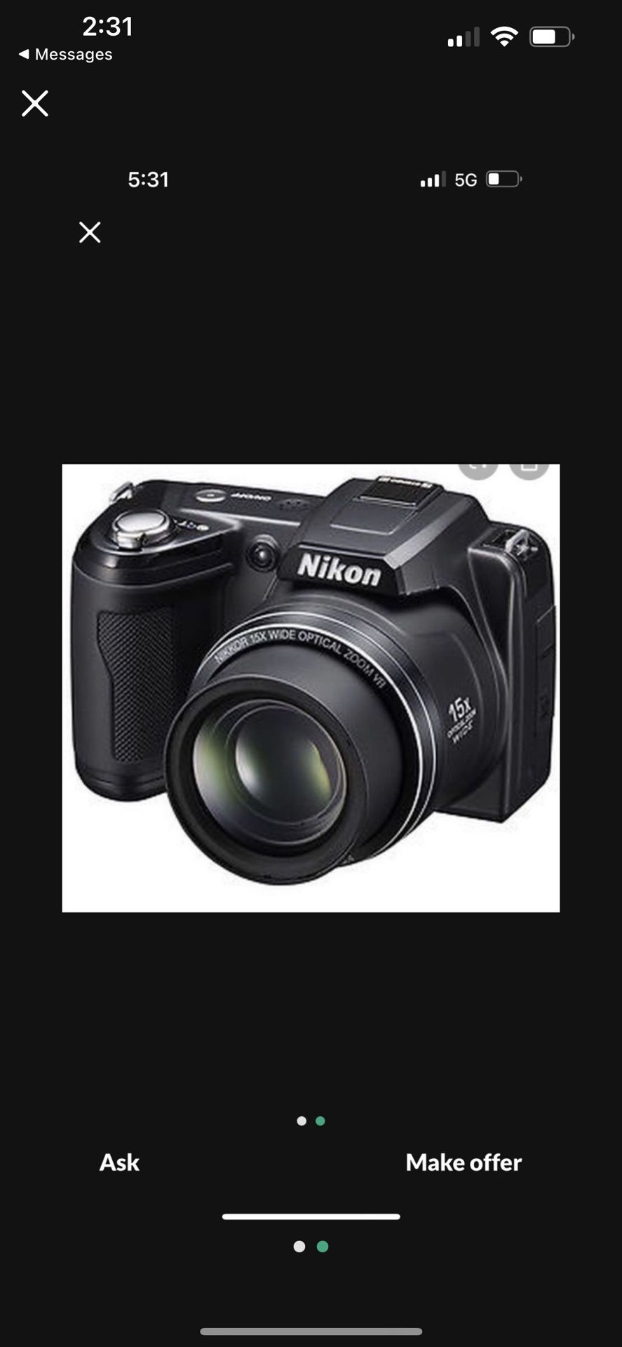 Nikon Coolpix Camera / Brand New