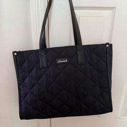 Quilted black bag