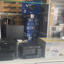 Open box Onn 22” Monitors & Used Epson EcoTank Printers ($40–$175)