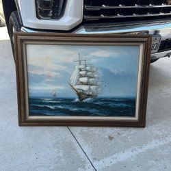 Ship Artwork With Frame