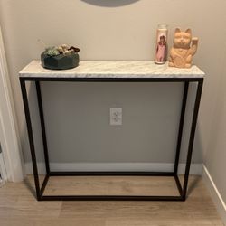 West Elm Marble Console Table